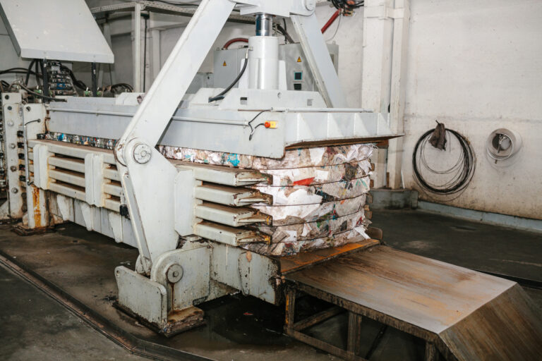 Waste recycling plant